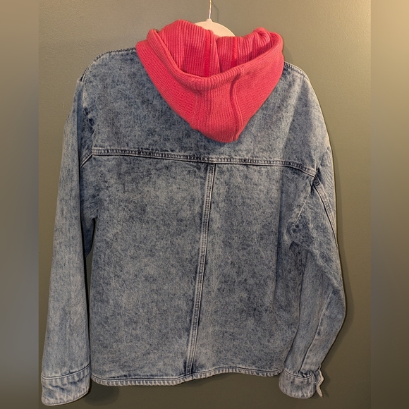 Sipos New York Hooded Jean Jacket Medium - Picture 2 of 7